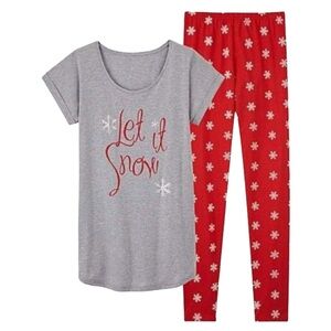 PRETTY SECRETS LET IT SNOW PAJAMAS SIZE 16/18 (NEW WITH TAGS) A24